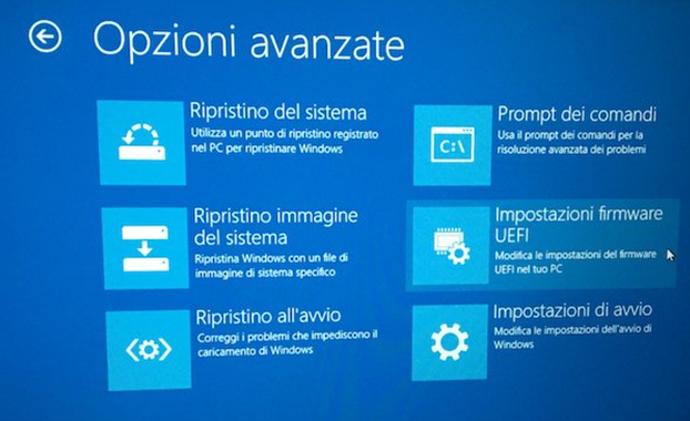 Come accedere al BIOS UEFI in Windows 10