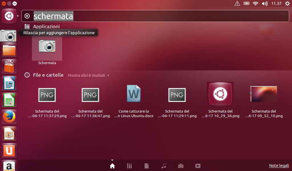 Come catturare la schermata su Linux Ubuntu