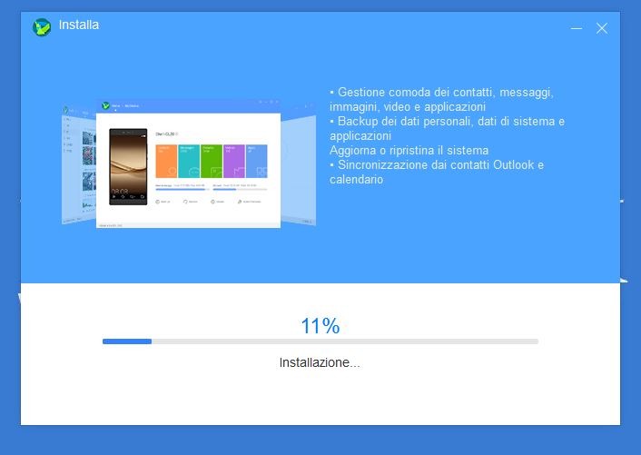 installazione Hisuite sul PC