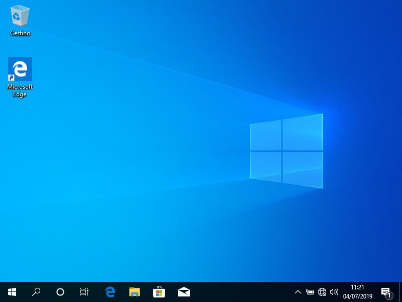 Installazione di Windows 10