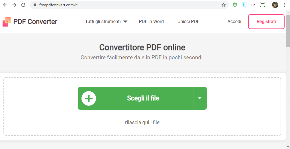 Come creare PDF online
