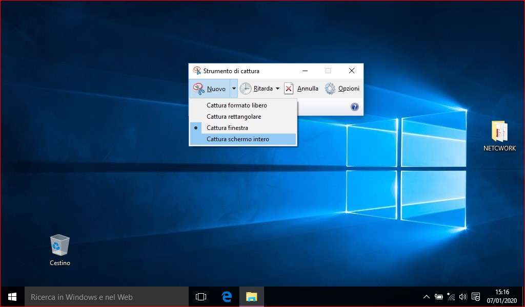 Come fare uno screenshot su Windows