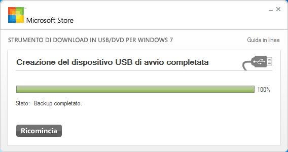 Creare una flash USB di Windows 8