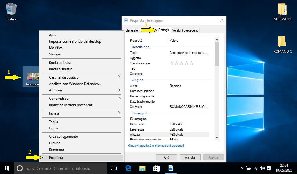 Come misurare un immagine con Windows