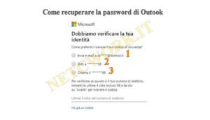 Come recuperare la password di Outlook