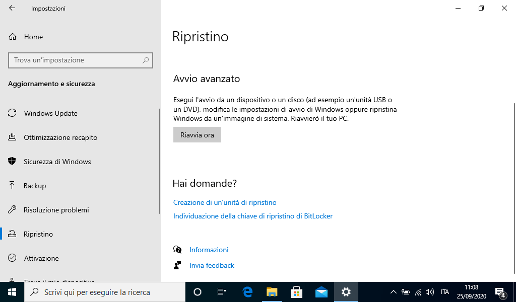 Come accedere al Bios Uefi in Windows 10