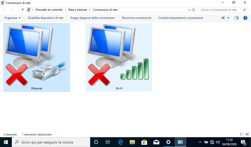 Rilevare problemi di connessione in Windows 