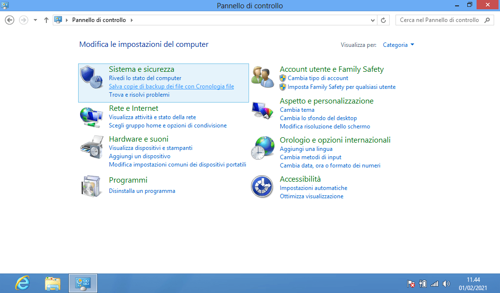 Come fare una copia dati in Windows 8