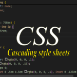 CSS Cascading style sheets