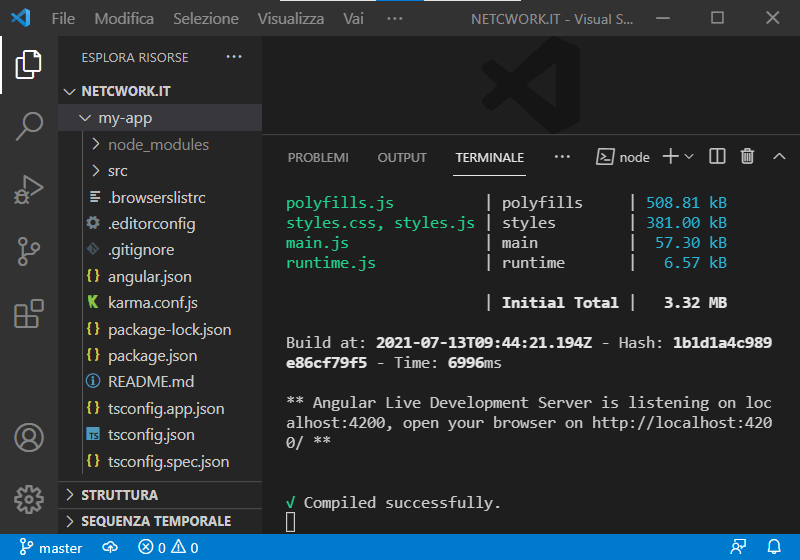 Compilare con Visual Studio Code su Windows