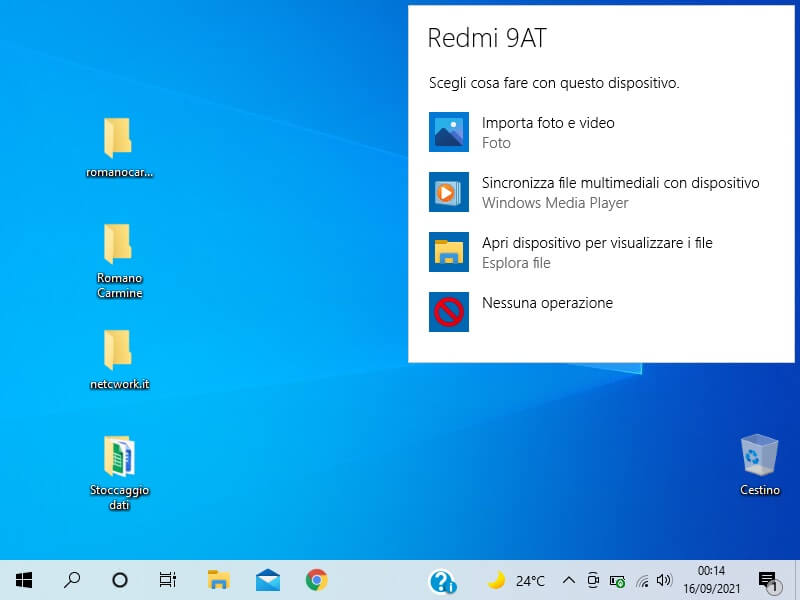 Come fare una copia file con REDMI