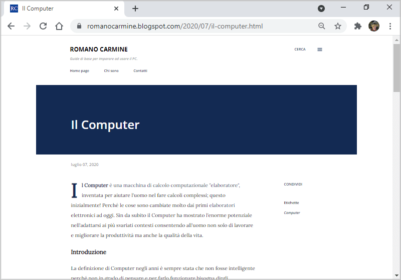 Creare un blog gratis con Google