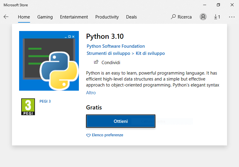 Come installare Python su Windows
