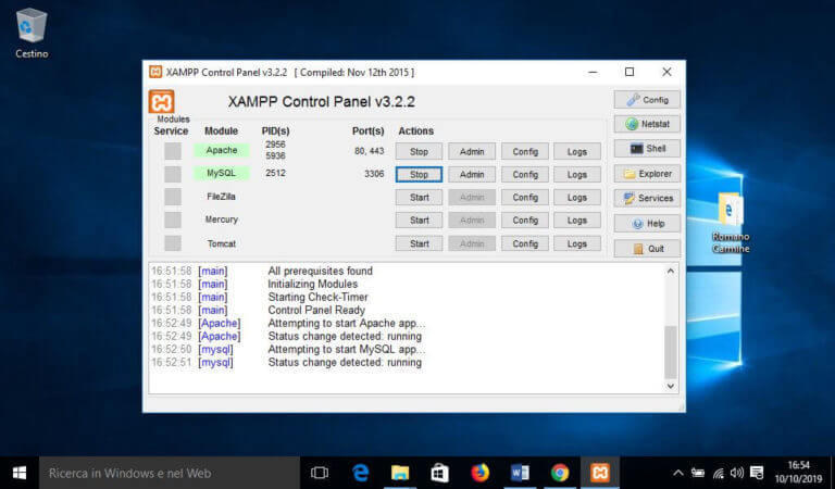 Come installare Xampp su Windows