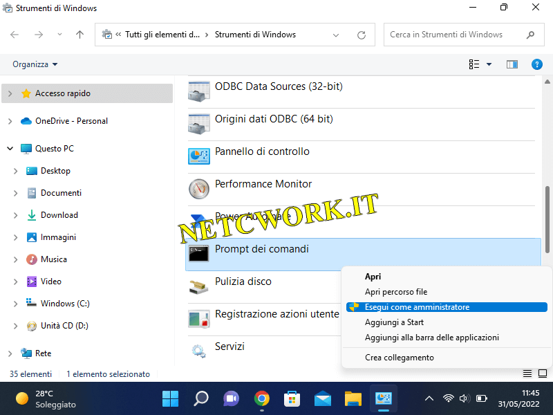 Come accedere al Prompt dei comandi di Windows 11