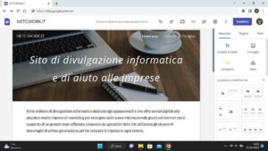 creare un sito Google