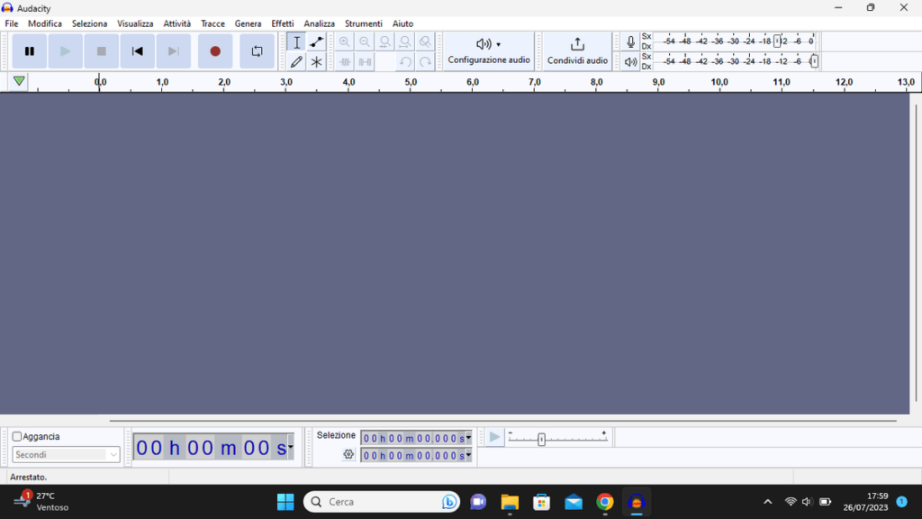 Audacity su Windows